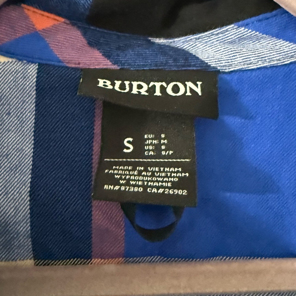 NWT Burton Women's Grace Flannel Shirt Large‎ Plaid Long Sleeve Casual Outdoor - Picture 7 of 13